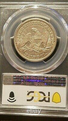 1853 Seated Liberty Half Dollar PCGS XF45 Arrows & Rays One Year Type Coin