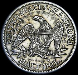 1853 Seated Liberty Half Dollar Silver Coin - Type Coin Stunning - #F648