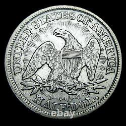 1853 Seated Liberty Half Dollar Silver - Nice Type Coin - #XD239