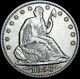 1853 Seated Liberty Half Dollar Silver - Stunning Type Coin - #n718