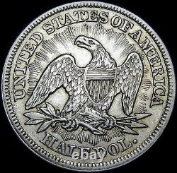 1853 Seated Liberty Half Dollar Silver - Stunning Type Coin - #N718