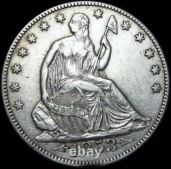 1853 Seated Liberty Half Dollar Silver - Type Coin Nice - #D531