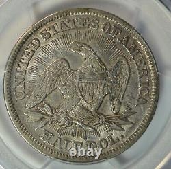 1853 Seated half dollar, PCGS XF45. Type Coin Company