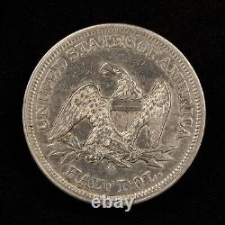 1854-O 50c Seated Liberty Silver Half Dollar XF/AU Dets SKU-H1652