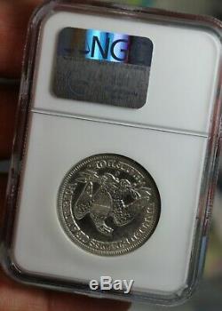 1854-O Arrows Seated Liberty Half Dollar SS Republic NGC and Odyssey CoA Coin