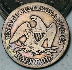 1854 O Seated Liberty Half Dollar 50C Arrows DIE CRACKS US Silver Coin CC6731
