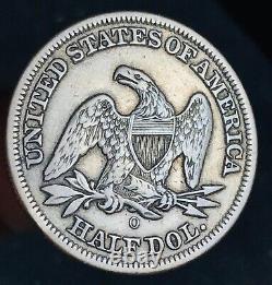 1854 O Seated Liberty Half Dollar 50C Arrows High Grade Silver US Coin CC12902