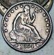 1854 Seated Liberty Half Dollar 50c Arrows Choice Good Us Silver Coin Cc11879