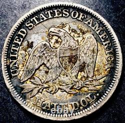 1854 Seated Liberty Silver Half Dollar 50c Arrows High Grade Details Type Coin