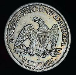 1855 O Seated Liberty Half Dollar 50C Arrows High Grade Silver US Coin CC12288