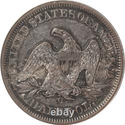 1855-O Seated Liberty Half Dollar 50c, ANACS EF45 Nice Original Coin