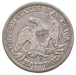 1855-O Seated Liberty Half Dollar 7098