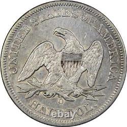 1855 O Seated Liberty Half Dollar XF EF Extremely Fine 90% Silver 50c Type Coin