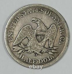 1856-O Liberty Seated Half Dollar VERY FINE Silver 50c