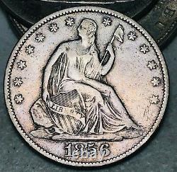 1856 O Seated Liberty Half Dollar 50C High Grade Choice Silver US Coin CC11524