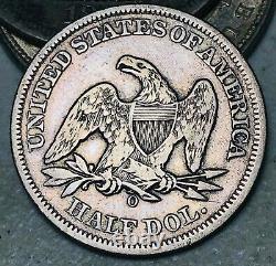 1856 O Seated Liberty Half Dollar 50C High Grade Choice Silver US Coin CC11524