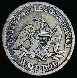 1856 O Seated Liberty Half Dollar 50C High Grade Choice Silver US Coin CC11878
