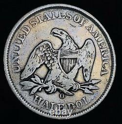1856 O Seated Liberty Half Dollar 50C High Grade Choice Silver US Coin CC12297