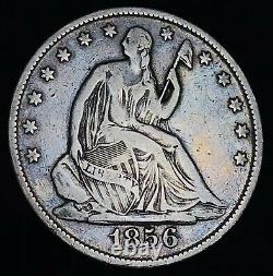 1856 O Seated Liberty Half Dollar 50C High Grade Choice Silver US Coin CC12297