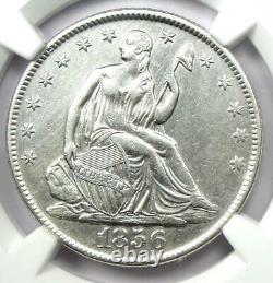 1856-O Seated Liberty Half Dollar 50C NGC AU Details Rare Date Coin