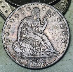 1856 O Seated Liberty Half Dollar 50C Ungraded Choice 90% Silver US Coin CC16256