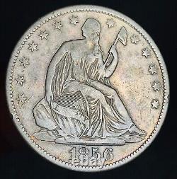 1856 O Seated Liberty Half Dollar 50C Ungraded Choice 90% Silver US Coin CC16256