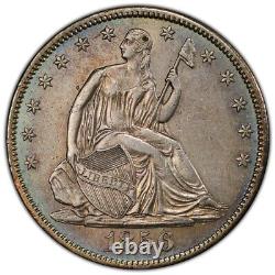1856 S Seated Liberty Half Dollar PCGS Gold ShieldT Genuine AU Details