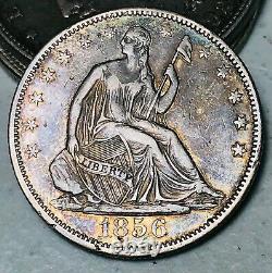 1856 Seated Liberty Half Dollar 50C High Grade Choice GEM US Silver Coin CC5551