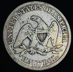 1856 Seated Liberty Half Dollar 50C Ungraded Choice 90% Silver US Coin CC21332
