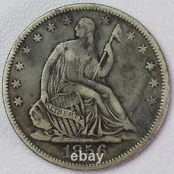 1856 Seated Liberty Half Dollar XF