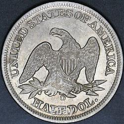1856 o Seated Liberty Half Dollar, a beautiful high grade Half Dollar