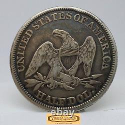 1857 Liberty Seated Half Dollar #C34656NQ