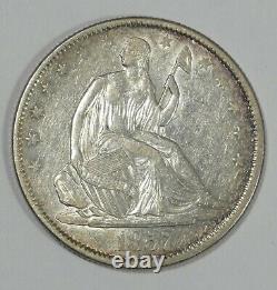1857-O Liberty Seated Half Dollar EXTRA FINE/ALMOST UNCIRCULATED Silver 50c