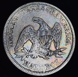 1857 Seated Liberty Half Dollar 50C Ungraded Choice 90% Silver US Coin CC19399