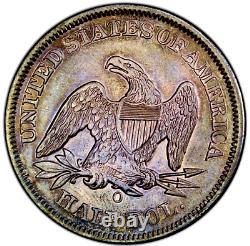 1857-o Seated Liberty Half Dollar? PCGS AU Details Chip Denticles, Great Eye