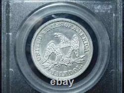 1858 50c Seated Liberty Silver Half Dollar PCGS AU58