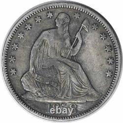 1858 Liberty Seated Half Dollar VF Uncertified #124