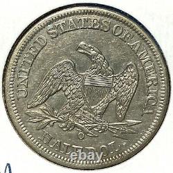 1858-O 50C Liberty Seated Half Dollar (64389)