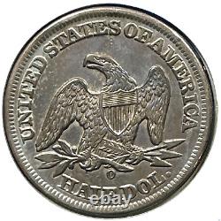 1858-O 50C Liberty Seated Half Dollar (74544)