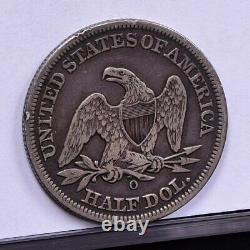 1858-O Liberty Seated Half Dollar Ch VF (#44830)