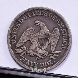 1858-O Liberty Seated Half Dollar Ch VF (#44830)
