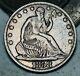 1858 O Seated Liberty Half Dollar 50c High Grade Choice Silver Us Coin Cc12286