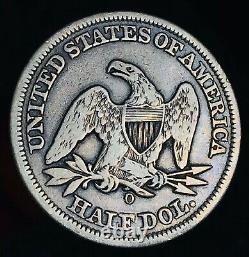 1858 O Seated Liberty Half Dollar 50C High Grade Choice Silver US Coin CC12613