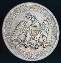 1858 O Seated Liberty Half Dollar 50C Ungraded Choice Silver US Coin CC16258