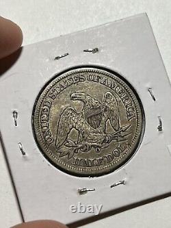 1858-O Seated Liberty Half Dollar Choice XF BEAUTIFUL COIN Great Eye Appeal
