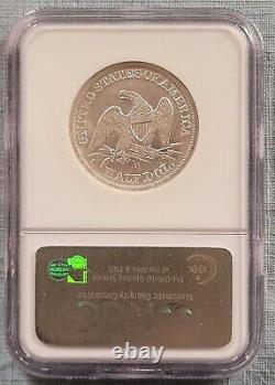 1858 O Seated Liberty Half Dollar SS Republic NGC Authentic Shipwreck Coin