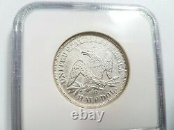 1858-O Seated Liberty Half Dollar SS Republic NGC Shipwreck Sunken Treasure Coin