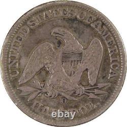 1858 O Seated Liberty Half Dollar XF Extremely Fine Silver SKUI8400