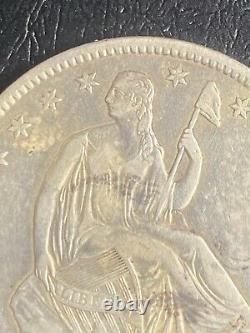 1858-O Seated Liberty Silver Half Dollar High Grade United States Coin