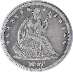 1858-S Liberty Seated Half Dollar VF Uncertified #238